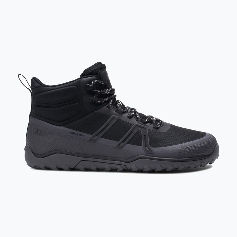 Pánske barefoot topánky Xero Shoes Scrambler Trail Mid WP black/asphalt 8