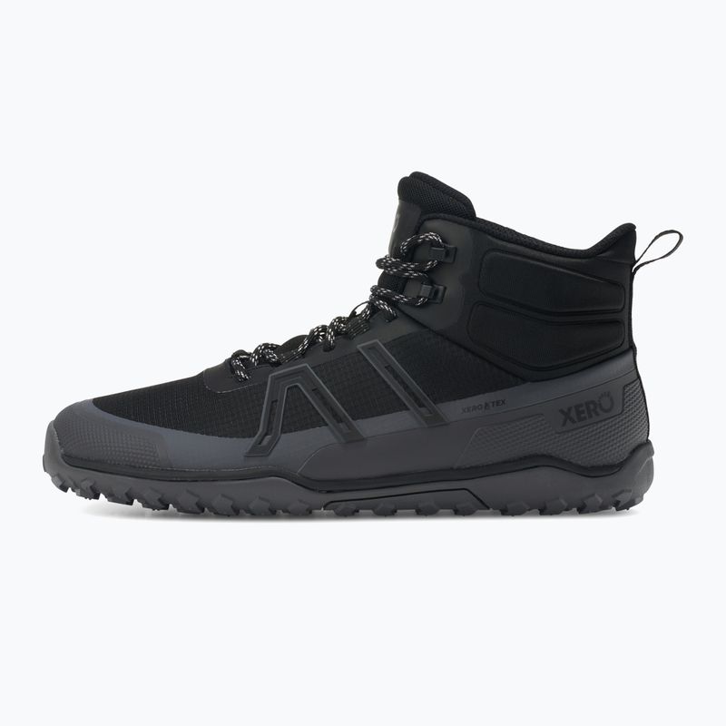 Pánske barefoot topánky Xero Shoes Scrambler Trail Mid WP black/asphalt 9
