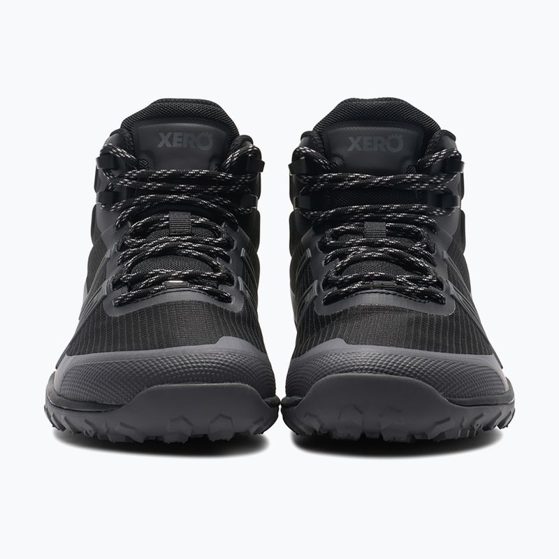 Pánske barefoot topánky Xero Shoes Scrambler Trail Mid WP čierna/asfaltová 10