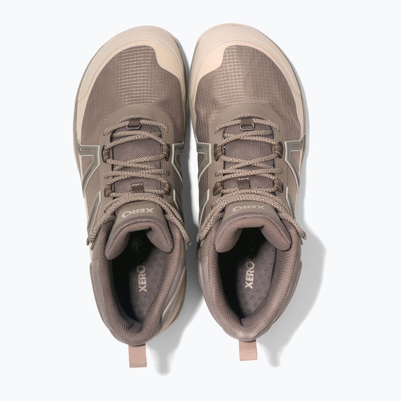 Pánske barefoot topánky Xero Shoes Scrambler Trail Mid WP morel/pure/cashmere 12