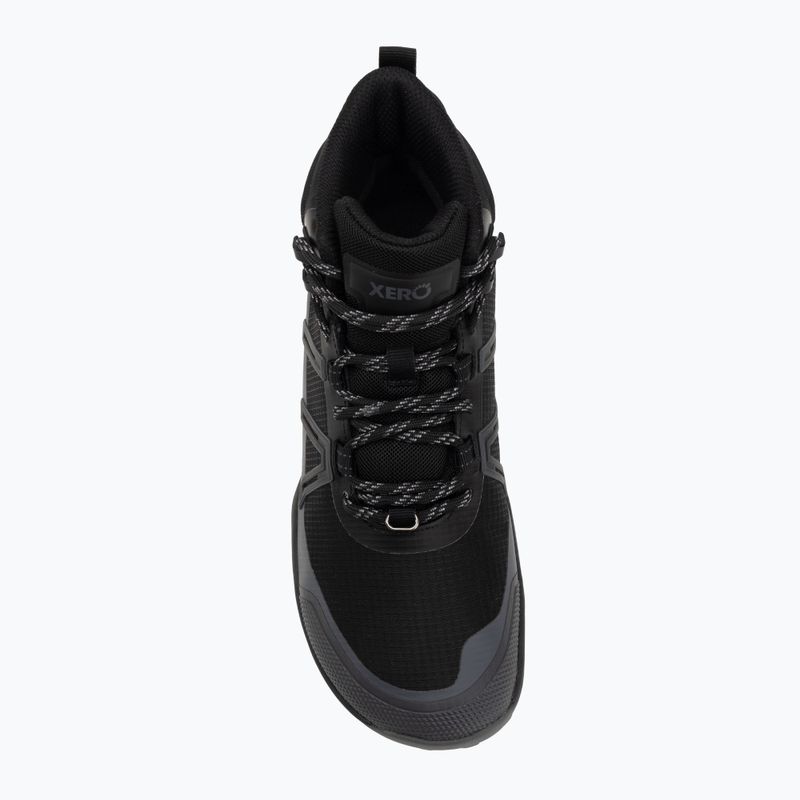 Dámske barefoot topánky Xero Shoes Scrambler Trail Mid WP black/asphalt 5
