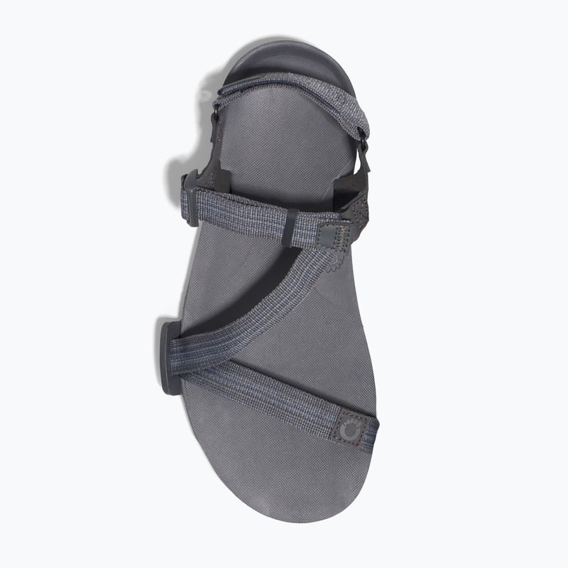 Pánske barefoot sandále Xero Shoes Z-Trail EV steel gray/asphalt 9