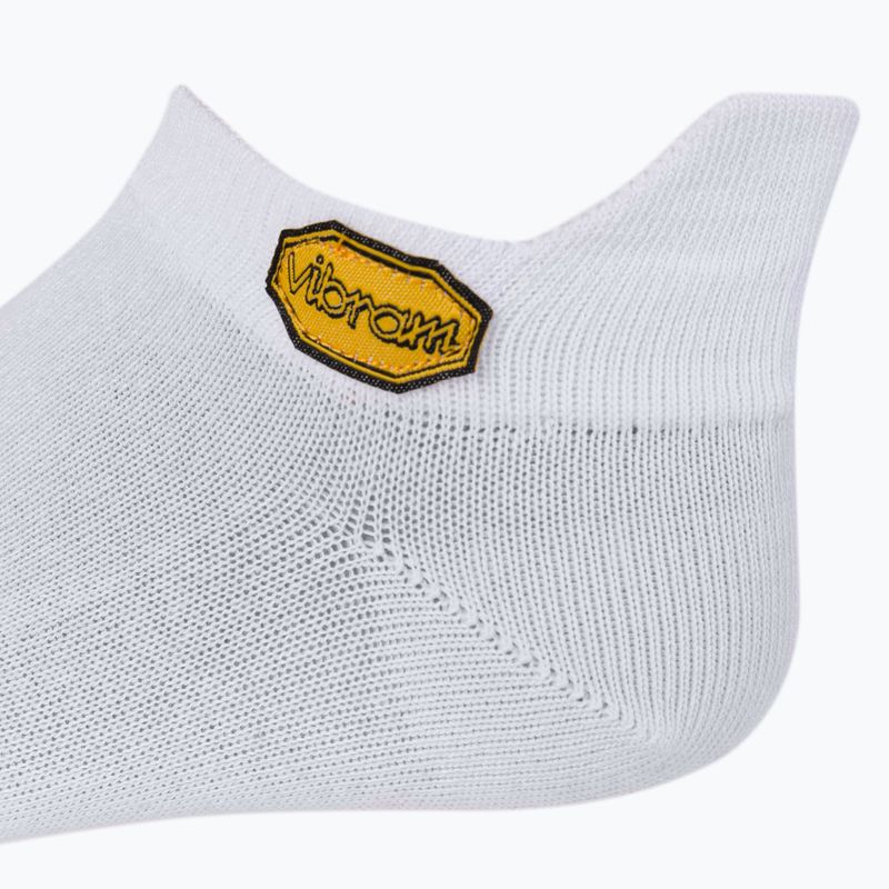 Vibram Fivefingers Athletic No-Show ponožky 2 páry čierne a biele S15N12PS 5