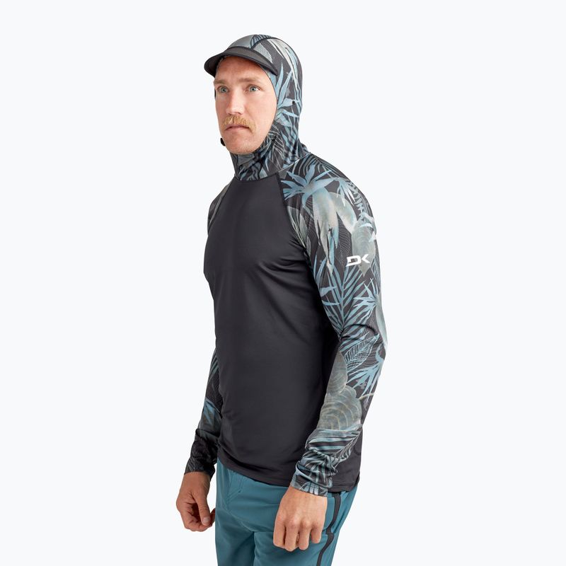 Pánske tričko Dakine Hd Snug Fit Rashguard Swim Shirt Hoodie black/grey DKA363M0004 3