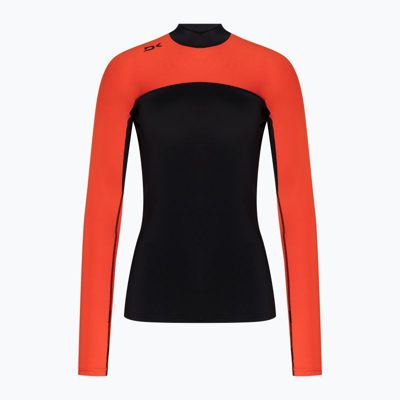Dámske plavecké tričko Dakine Hd Snug Fit Rashguard black and red DKA651W0008 3