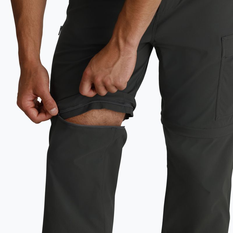 Pánske nohavice Royal Robbins Wilder Zip-Off charcoal 6