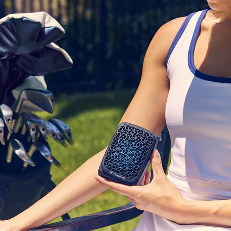 Masážny prístroj Therabody RecoveryTherm Cube black/blue 8