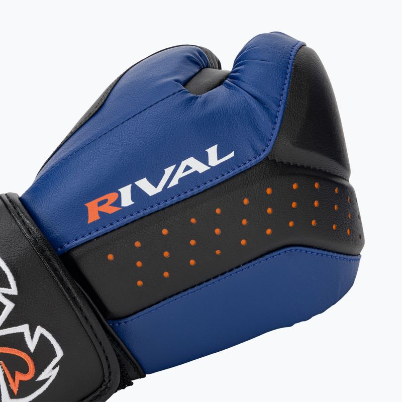 Boxerské rukavice Rival RB10 Intelli-Shock Bag black/blue 5
