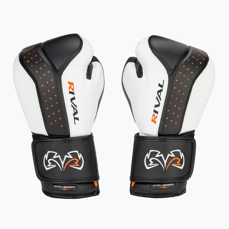 Boxerské rukavice Rival RB10 Intelli-Shock Bag black/white 2
