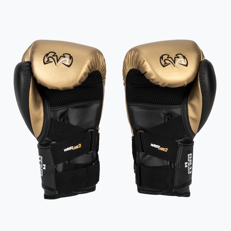 Boxerské rukavice Rival RB11 gold 3