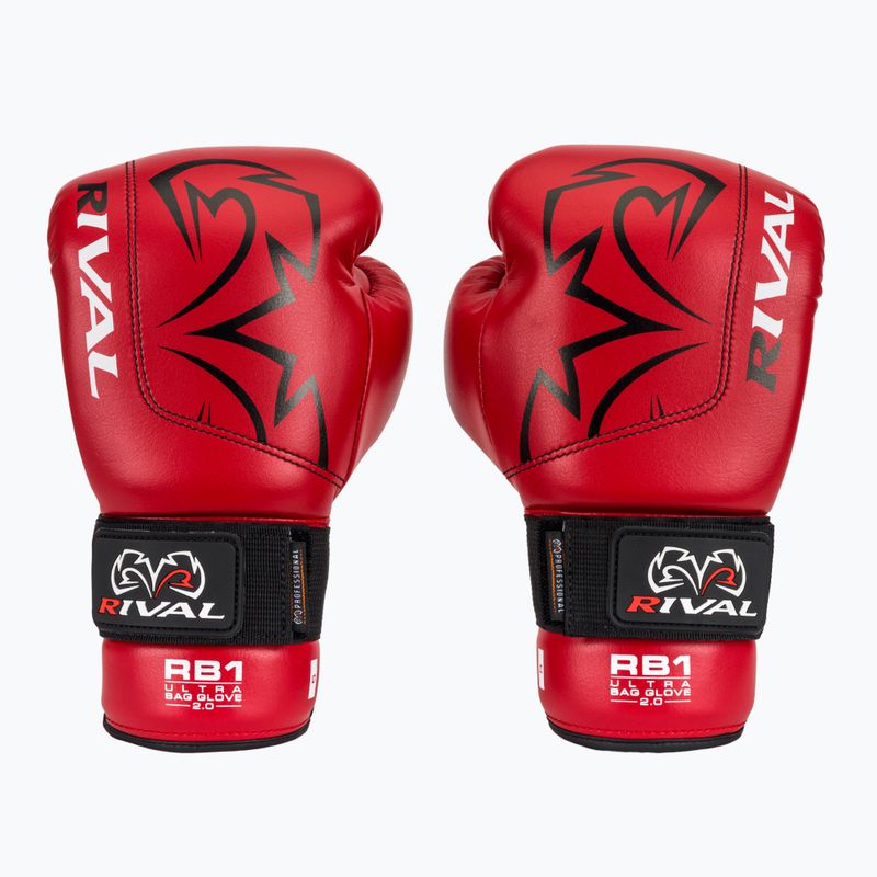 Boxerské rukavice Rival RB1 Ultra Bag 2.0 red 2
