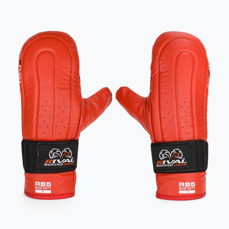 Boxerské rukavice Rival RB5 Bag Mitts red 2
