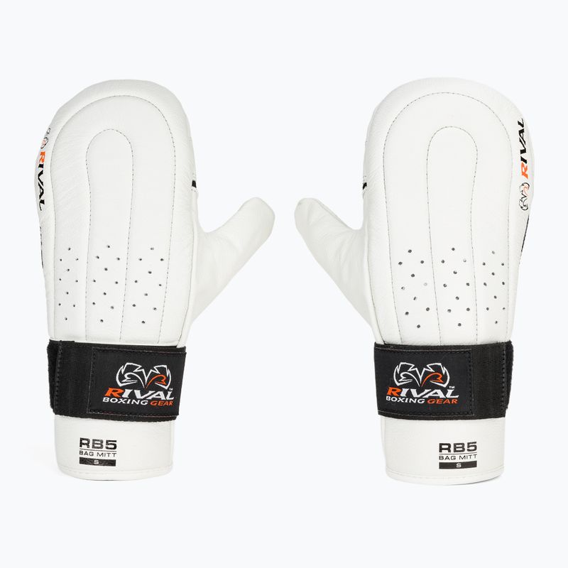 Boxerské rukavice Rival RB5 Bag Mitts white 2