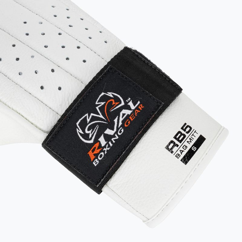 Boxerské rukavice Rival RB5 Bag Mitts white 6