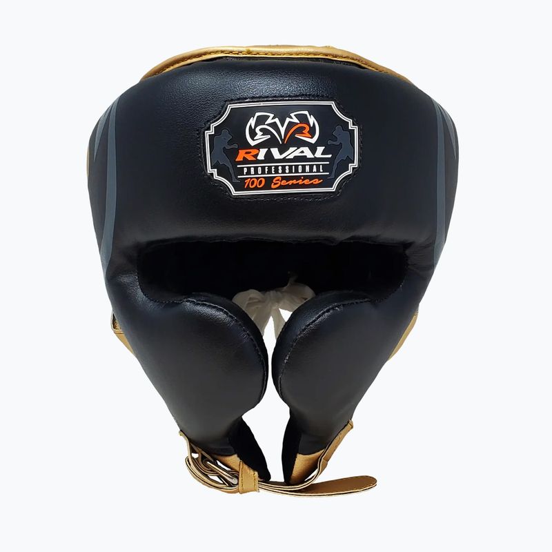 Boxerská prilba Rival RHG100 Professional Headgear black/gold 2