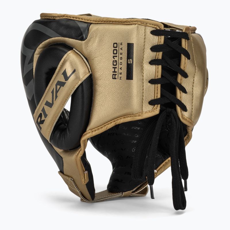 Boxerská prilba Rival RHG100 Professional Headgear black/gold 3
