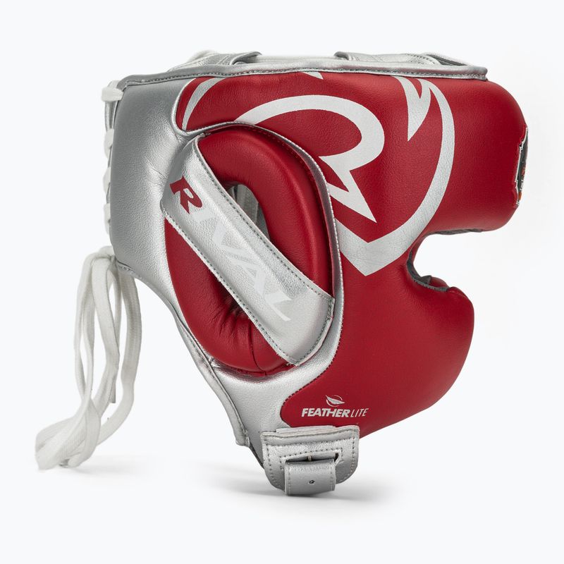 Boxerská prilba Rival RHG100 Professional Headgear red/silver 2