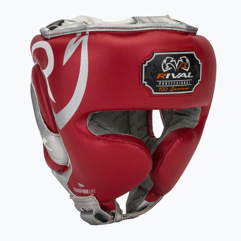 Boxerská prilba Rival RHG100 Professional Headgear red/silver/grey