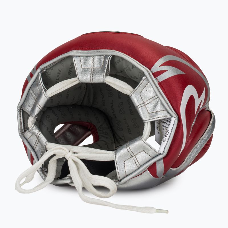 Boxerská prilba Rival RHG100 Professional Headgear red/silver/grey 6