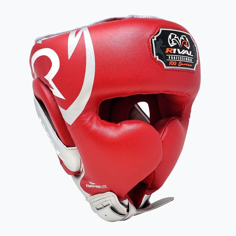 Boxerská prilba Rival RHG100 Professional Headgear red/silver/grey 2