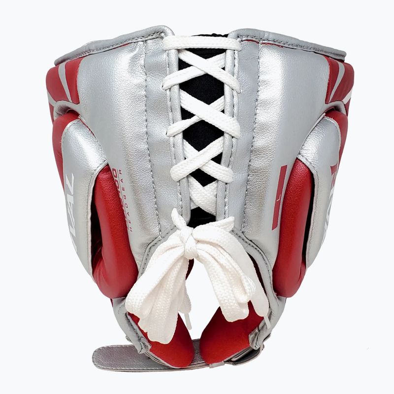 Boxerská prilba Rival RHG100 Professional Headgear red/silver/grey 3