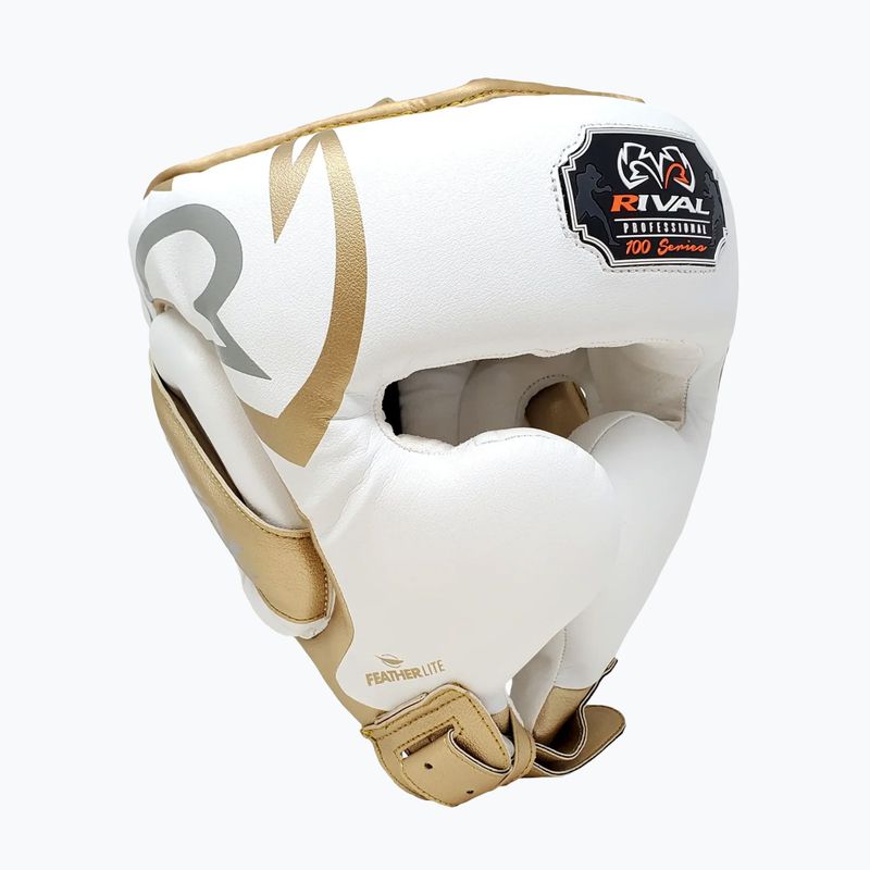 Boxerská prilba Rival RHG100 Professional Headgear white/gold 2