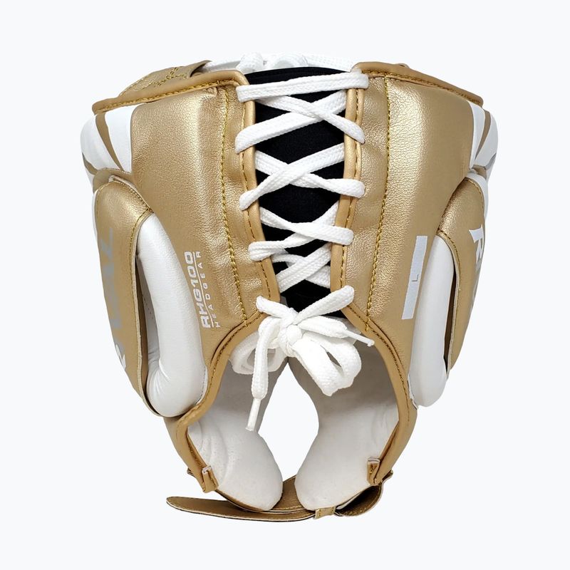 Boxerská prilba Rival RHG100 Professional Headgear white/gold 3