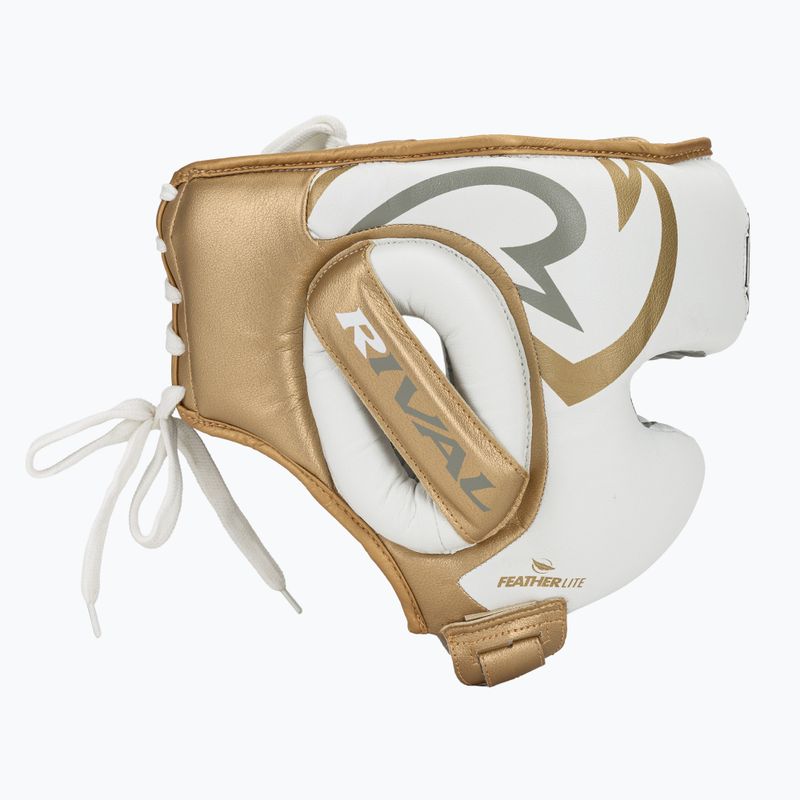 Boxerská prilba Rival RHG100 Professional Headgear white/gold 2