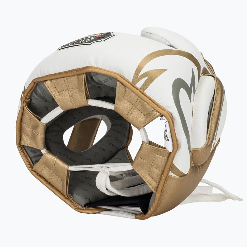 Boxerská prilba Rival RHG100 Professional Headgear white/gold 6