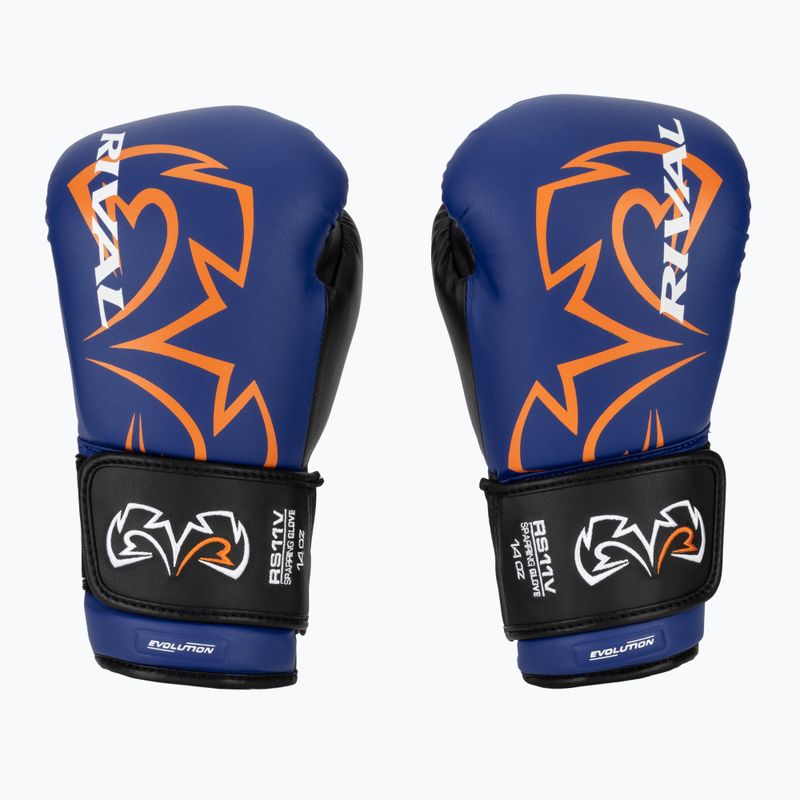 Boxerské rukavice Rival RS11V Professional blue 2