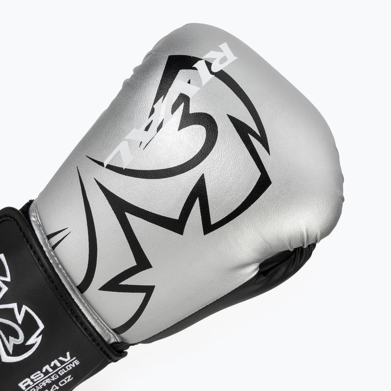 Boxerské rukavice Rival RS11V Professional silver 5