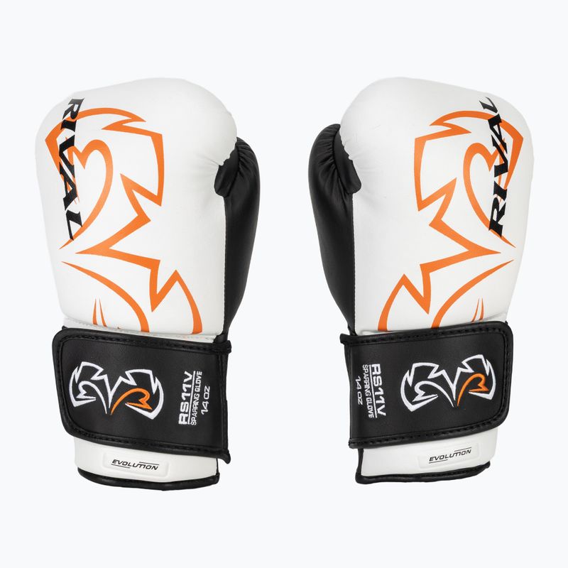 Boxerské rukavice Rival RS11V Professional white 2