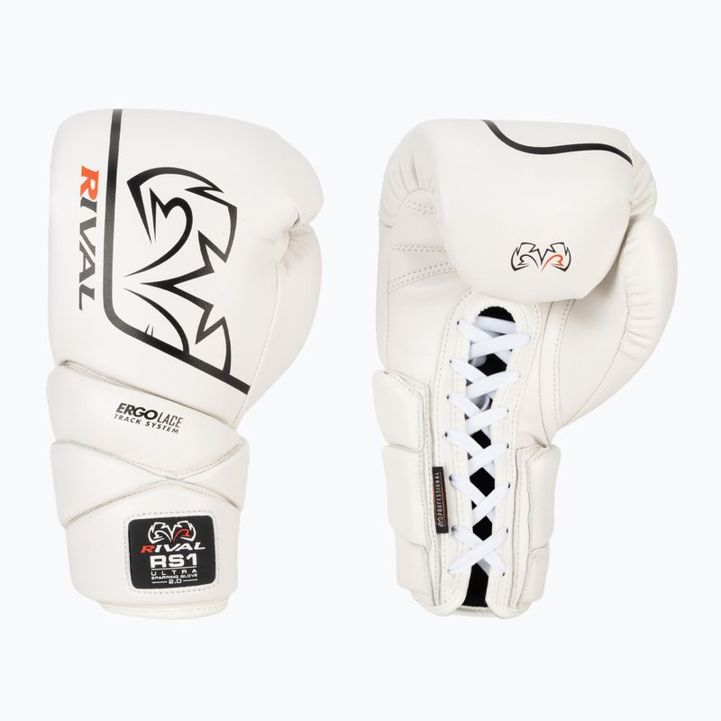 Boxerské rukavice Rival RS1 Ultra Sparring 2.0 white