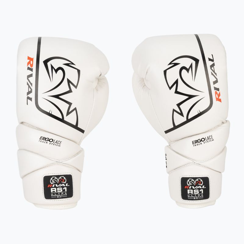 Boxerské rukavice Rival RS1 Ultra Sparring 2.0 white 2