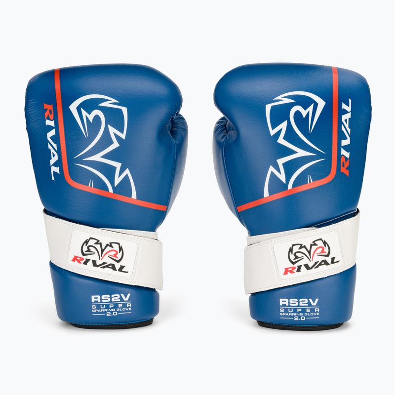 Boxerské rukavice Rival Super Sparring 2.0 blue 2