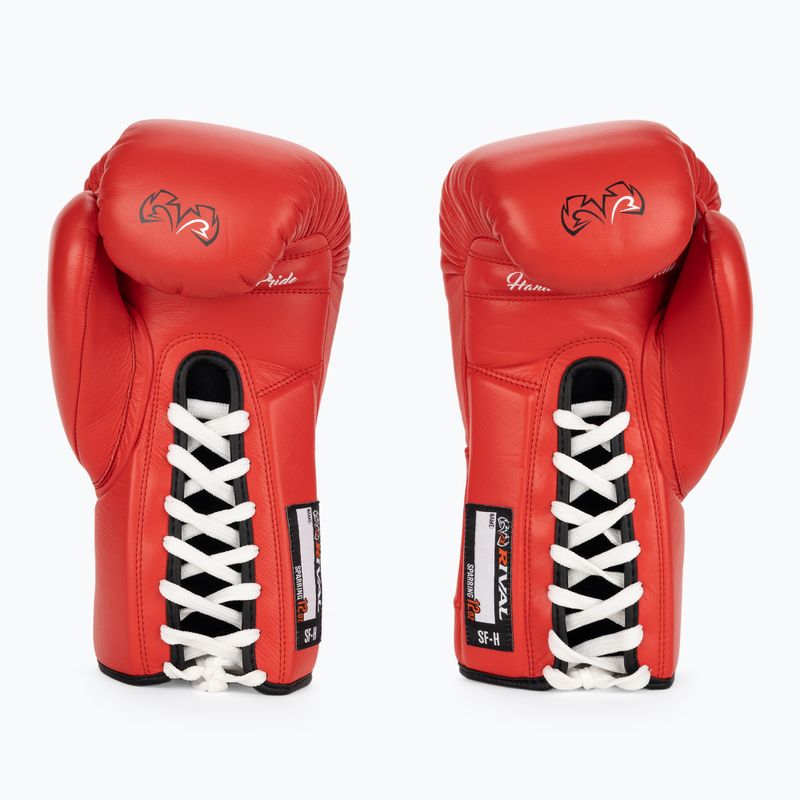 Boxerské rukavice Rival RFX-Guerrero Sparring -SF-H červené 2