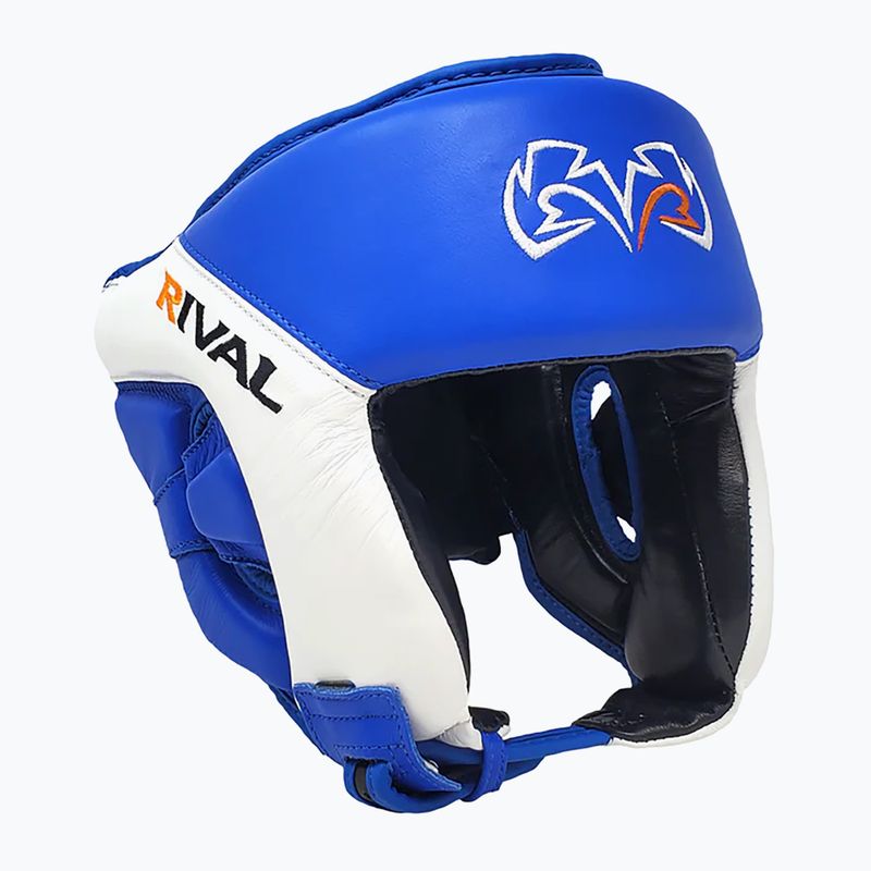Boxerská prilba Rival Amateur Competition  Headgear modrá/biela 6
