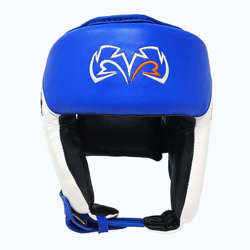 Boxerská prilba Rival Amateur Competition  Headgear modrá/biela 7
