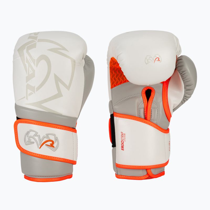 Boxerské rukavice Rival Impulse Sparring Gloves Gants white/orange
