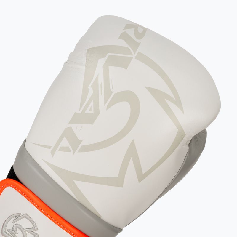 Boxerské rukavice Rival Impulse Sparring Gloves Gants white/orange 5