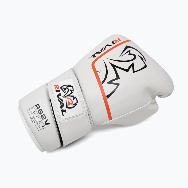 Boxerské rukavice Rival Super Sparring 2.0 white 3