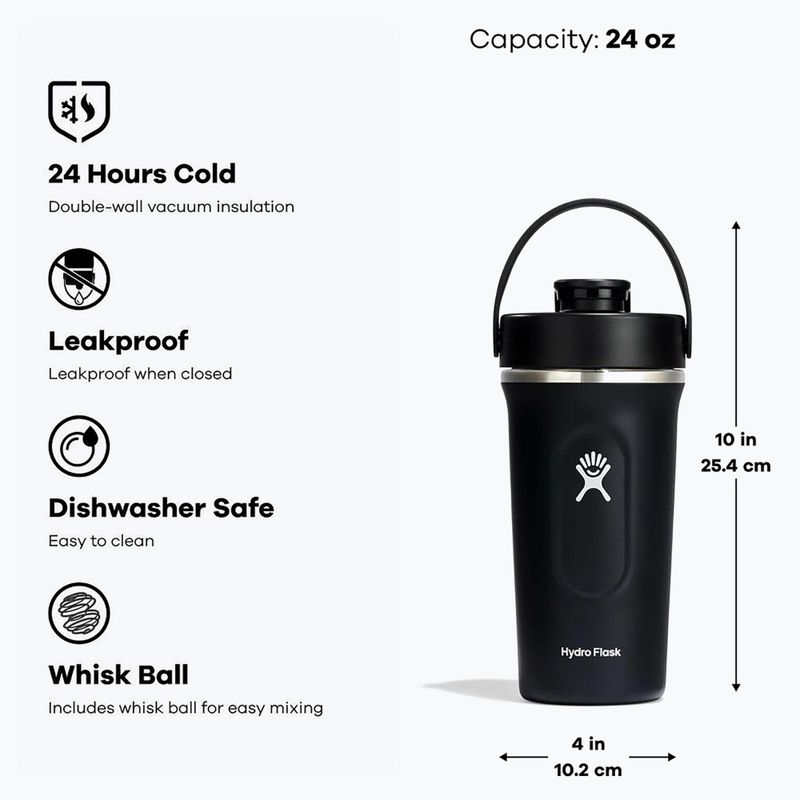 Šejker Hydro Flask Insulated Shaker 710 ml black 5