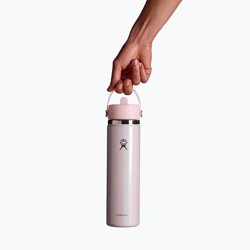 Termofľaša Hydro Flask Wide Mouth with Flex Straw Cap 710 ml glimmer pink 3