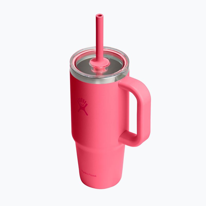 Hrnček Hydro Flask Travel Tumbler Clear Lid 710 ml popstar pink 3