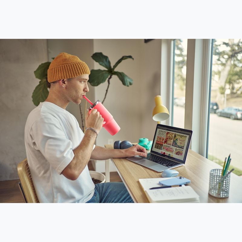 Hrnček Hydro Flask Travel Tumbler Clear Lid 710 ml popstar pink 8