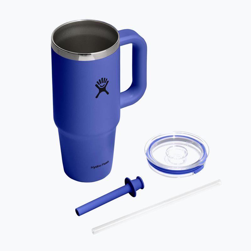 Hrnček Hydro Flask Travel Tumbler Clear Lid 710 ml capri blue 4