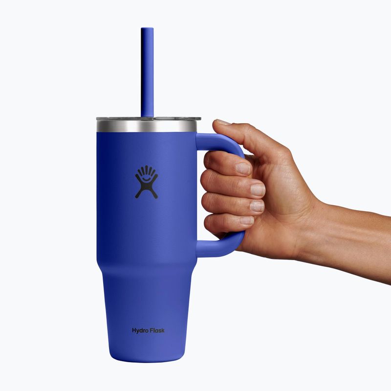 Hrnček Hydro Flask Travel Tumbler Clear Lid 710 ml capri blue 5