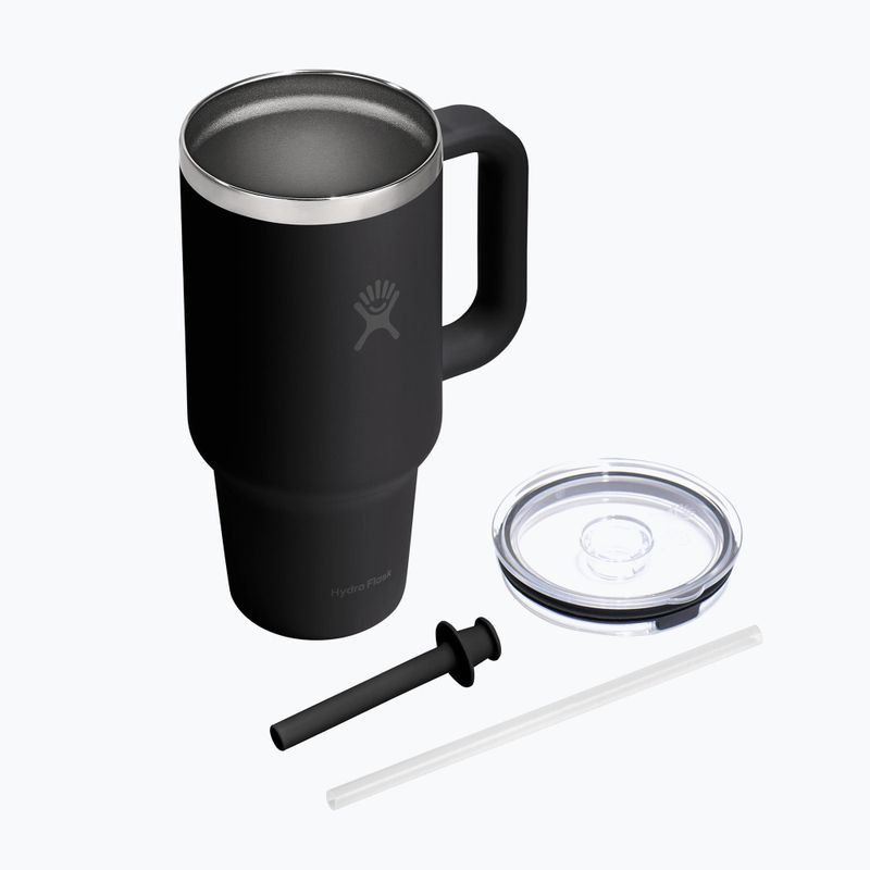 Termohrnček Hydro Flask Travel Tumbler Clear Lid black 4