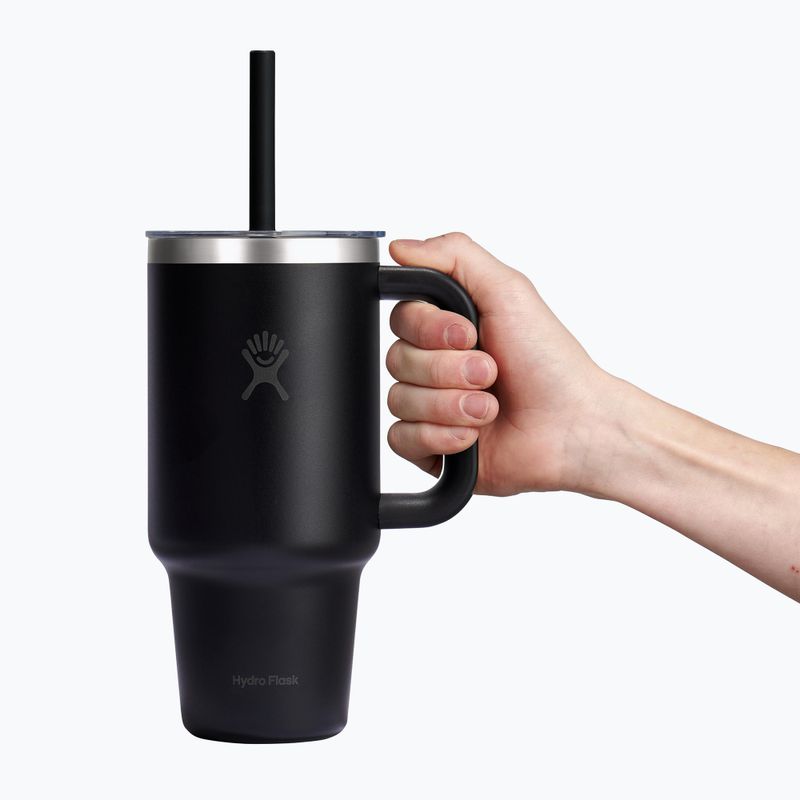 Termohrnček Hydro Flask Travel Tumbler Clear Lid black 5