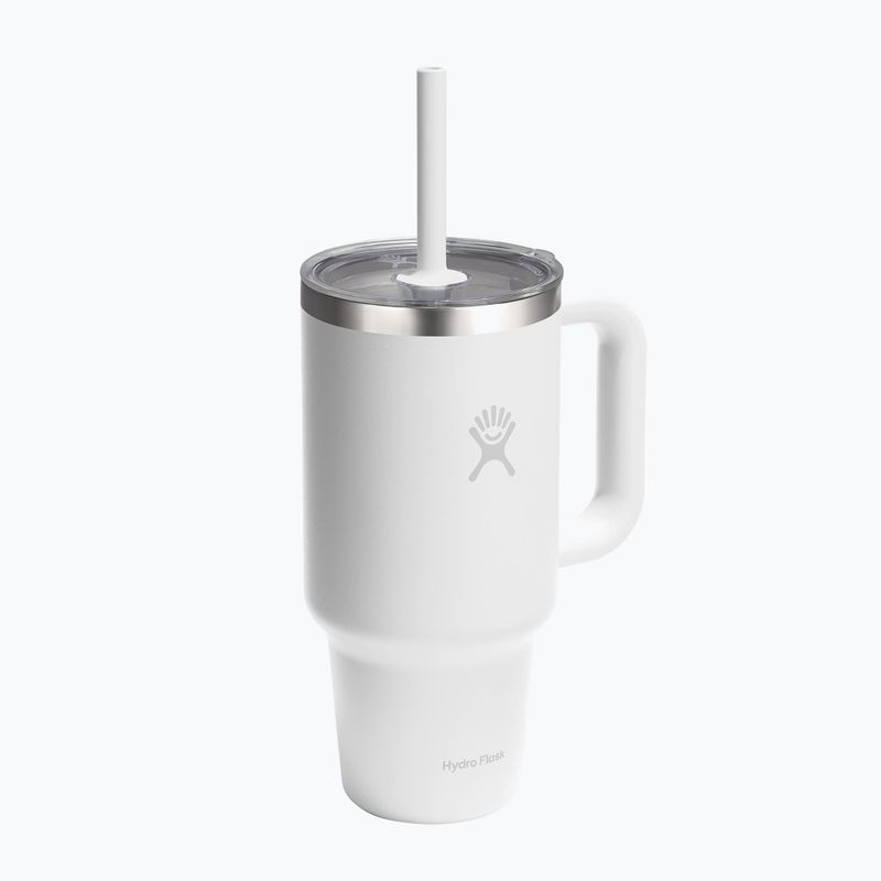 Termohrnček Hydro Flask Travel Tumbler Clear Lid white 2